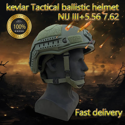 Ballistics ACH High Cuting bulletproof Helmet  NIJ III+7.62 Aramid Kevlar Tactical equipment Safety Helmet FAST Ballistic Helmet