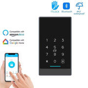 Smart Card Access Control Reader Waterproof Biometric Fingerprint Recognition Password Card Access Control Products