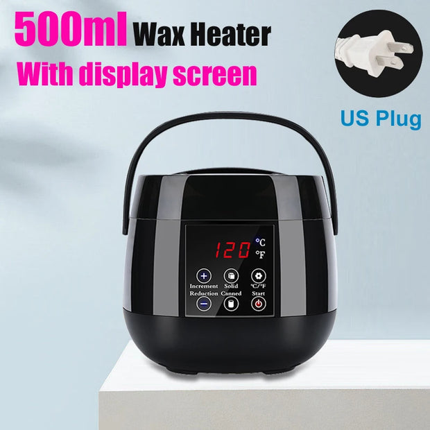 200ML/500ML Wax Heater Warmer Wax Machine for Hair Removal Depilation Wax Dipping Epilator Paraffin Pot Waxing Machine