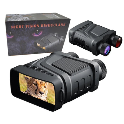 Night Vision Binoculars For Rechargeable 18650 Battery 850nm Infrared HD 5X Digital Zoom Telescope Hunting Camping Surveillance