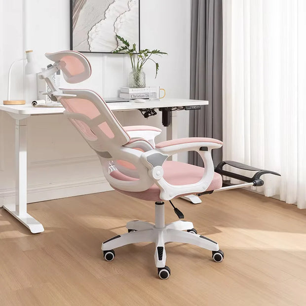 UVR Mesh Office ChairSedentary Comfortable Reclining Boss Chair Ergonomic Design Leisure Armchair Game Computer Chair Furniture