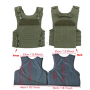 Soft Armor Panel NIJIIIA UHMWPE Front Chest Waist And Back Protection Body Armor Inserts Bulletproof Plate