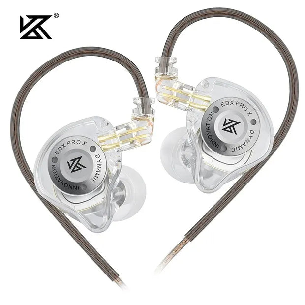 KZ EDX PRO X Wired Earphones HIFI Stereo Bass Music Earbuds In Ear Sport Headphones Noise Cancelling Gaming Headset