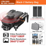 LYZRC L106 / L106MAX HD Dual Camera Switching Brushless Motor RC Drone Foldable Mini Wifi 2.4GHz 360° Intelligent OAS Helicopter