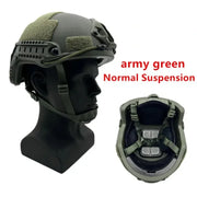 ACH Kevlar Tactical Ballistic Helmet High Cut NIJ IIIA Safety Bulletproof Helmet with Fast Wendy's Suspension Pad for Protection