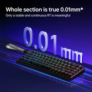 MCHOSE Ace 60 Pro 68 Magnetic Axis Mechanical Keyboard Original 0.01ms Latency RT 0.01mm 128K Gaming Keyboard Customized Esports